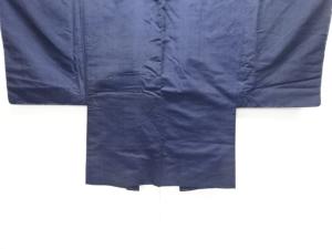 未使用品　縞織り出し手織り紬男物羽織(キングサイズ)